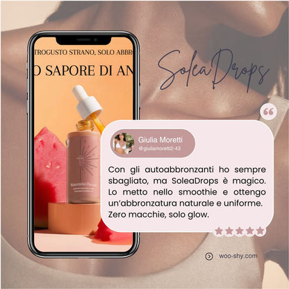 SoleaDrops - L'abbronzatura che viene da dentro